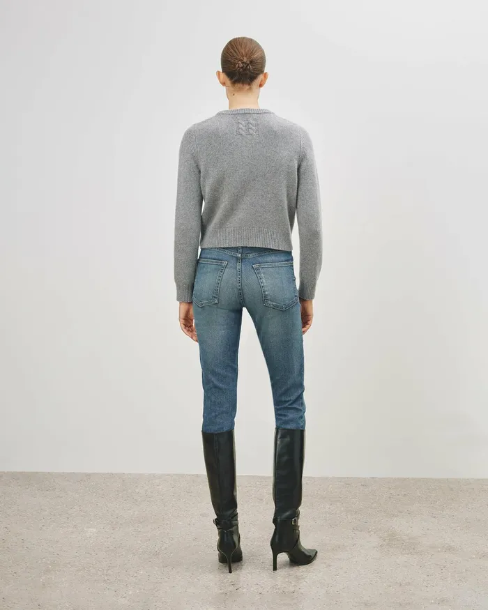 POPPY SWEATER Espresso Women Nili Lotan Knits and Sweaters