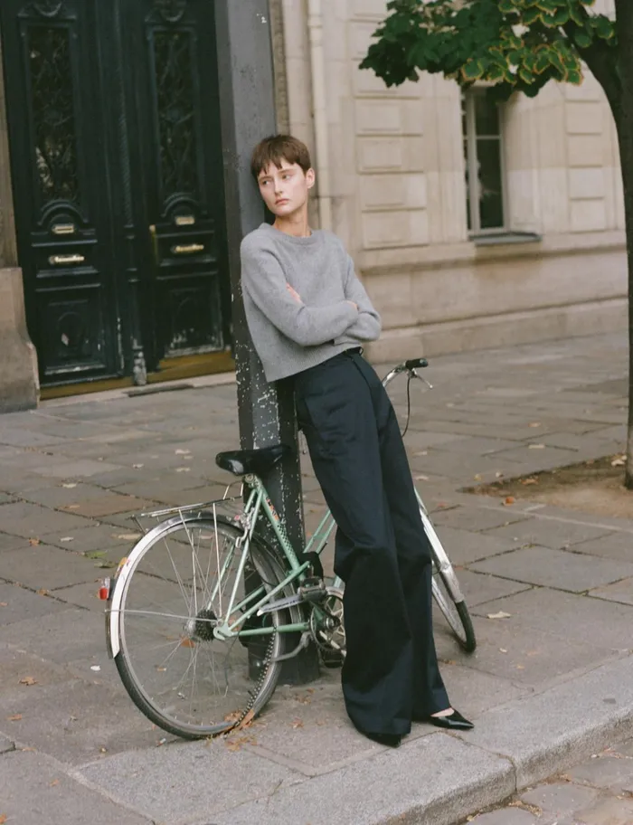 POPPY SWEATER Espresso Women Nili Lotan Knits and Sweaters