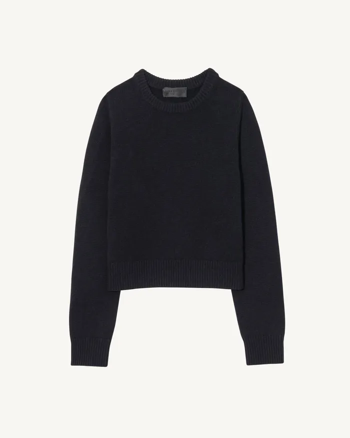 POPPY SWEATER Espresso Women Nili Lotan Knits and Sweaters