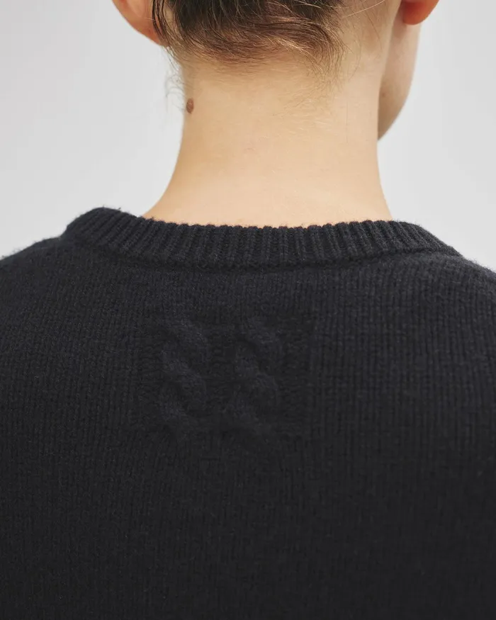 POPPY SWEATER Espresso Women Nili Lotan Knits and Sweaters