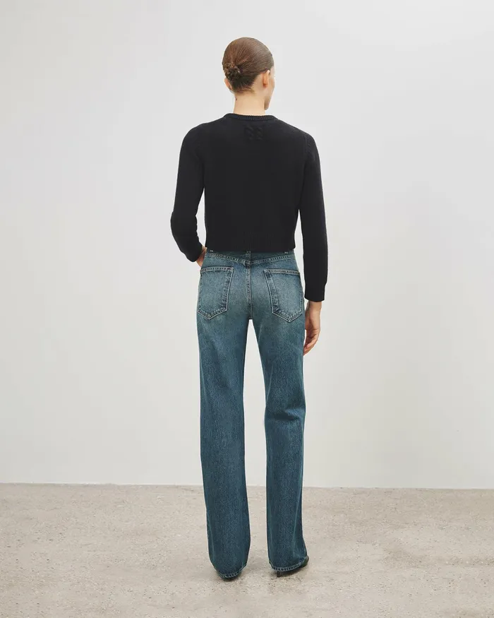POPPY SWEATER Espresso Women Nili Lotan Knits and Sweaters