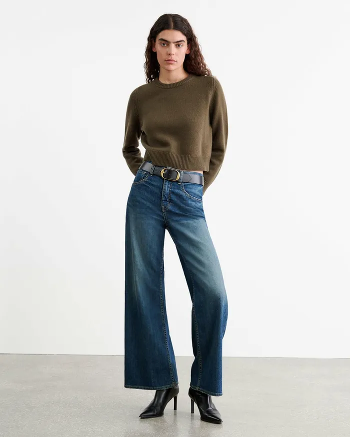 POPPY SWEATER Espresso Women Nili Lotan Knits and Sweaters