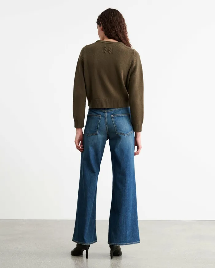 POPPY SWEATER Espresso Women Nili Lotan Knits and Sweaters