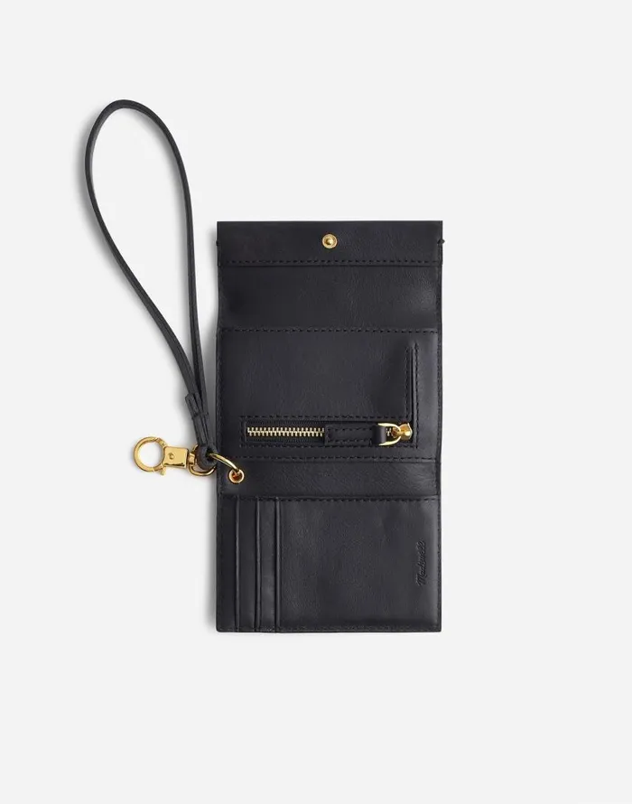 Pouches and Wallets Women Madewell Card Case Wristlet True Black