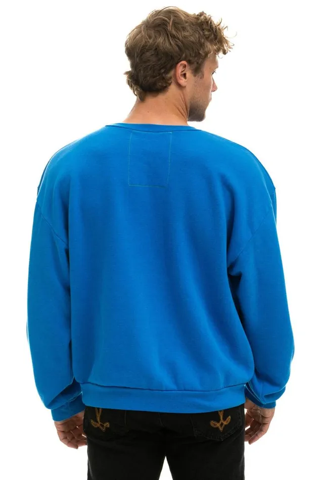 Pray For Snow Relaxed Crew Sweatshirt 8211 Ocean WomenMen Aviator Nation Sweatshirts
