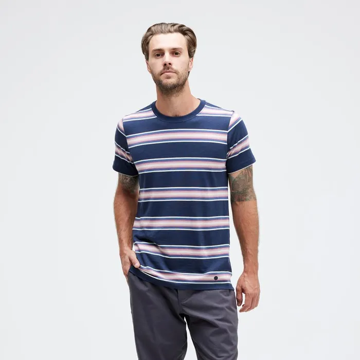 Premiere Tee With Butter Blend Whitenavy Men Stance Shirts and Tees
