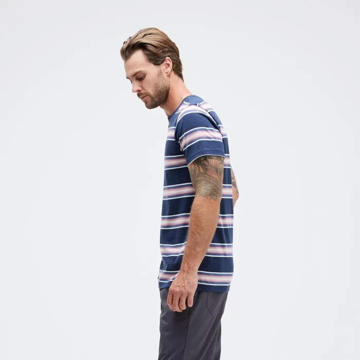 Premiere Tee With Butter Blend Whitenavy Men Stance Shirts and Tees
