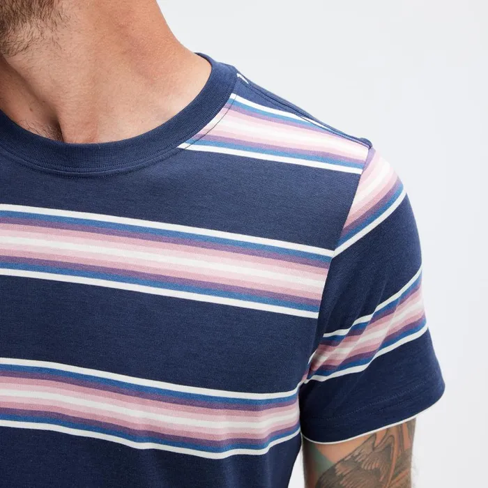 Premiere Tee With Butter Blend Whitenavy Men Stance Shirts and Tees