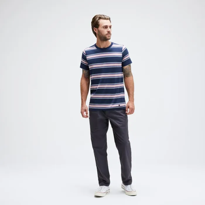 Premiere Tee With Butter Blend Whitenavy Men Stance Shirts and Tees
