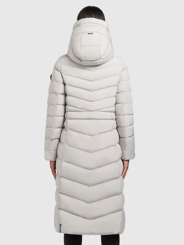 Puffer Coats KHUJO Women Mantel INGRAM3 MATT Hellgrau Hellgrau