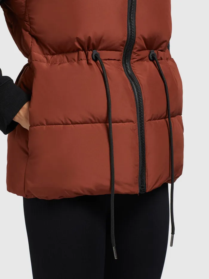 Puffer Vests Weste MINOU Rotbraun Rotbraun KHUJO Women