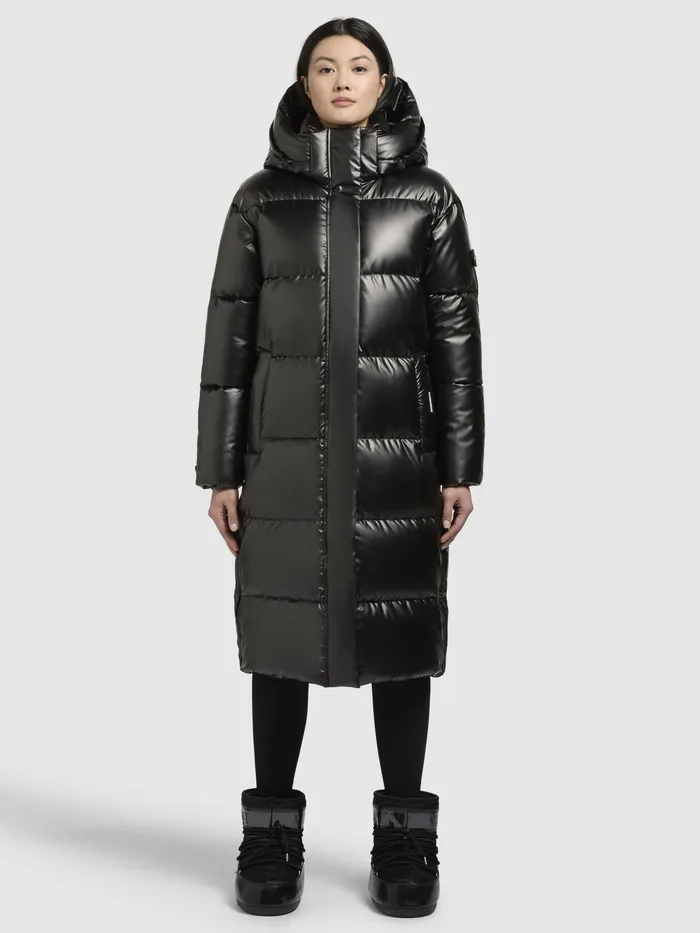 Quilted Coats Mantel RACHEL SHINY Dunkelgrau Dunkelgrau KHUJO Women