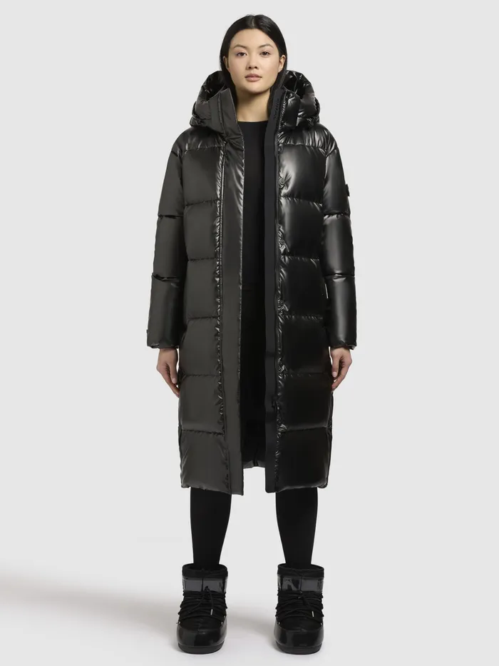 Quilted Coats Mantel RACHEL SHINY Dunkelgrau Dunkelgrau KHUJO Women