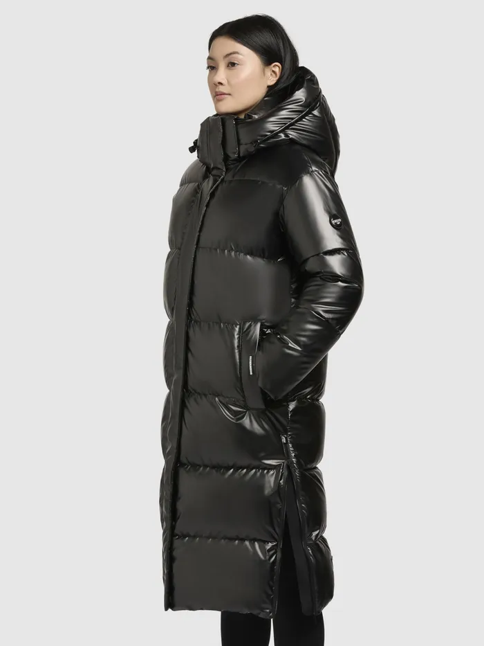Quilted Coats Mantel RACHEL SHINY Dunkelgrau Dunkelgrau KHUJO Women
