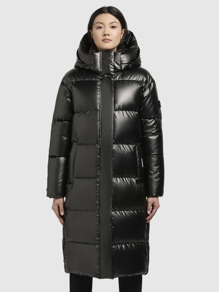 Quilted Coats Mantel RACHEL SHINY Dunkelgrau Dunkelgrau KHUJO Women