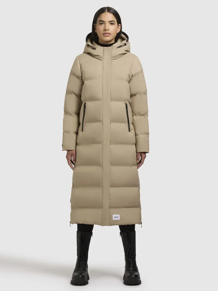Quilted Coats Women Mantel MAYLA2 Sand Sand KHUJO