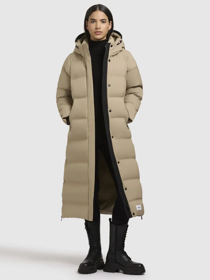 Quilted Coats Women Mantel MAYLA2 Sand Sand KHUJO