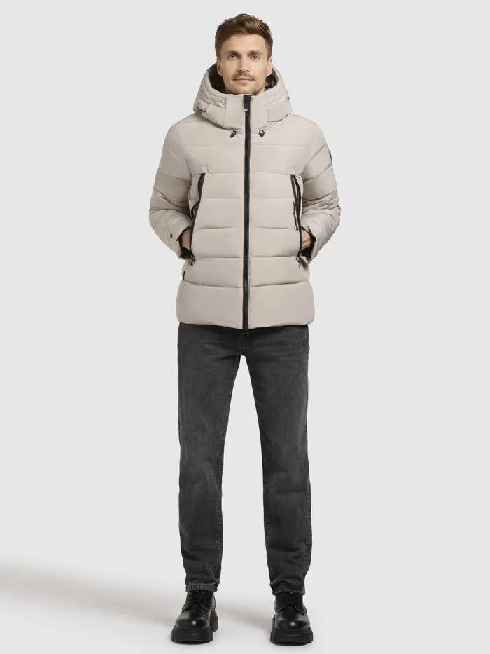 Quilted Jackets KHUJO Men Jacke WOU Hellgrau Hellgrau