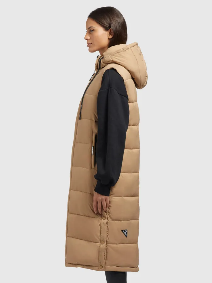 Quilted Vests Weste MAGNETA MATT Beige Beige 8211 KHUJO Women