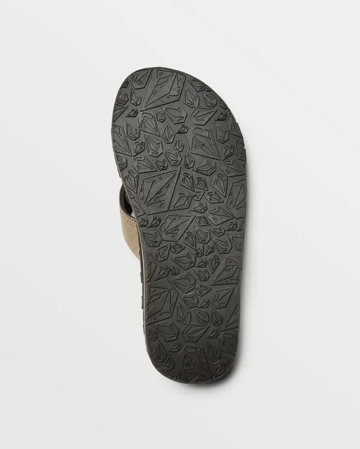 Recliner Sandals 8211 Khaki Mens Volcom Sandals
