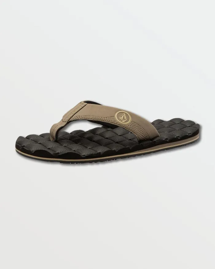 Recliner Sandals 8211 Khaki Mens Volcom Sandals