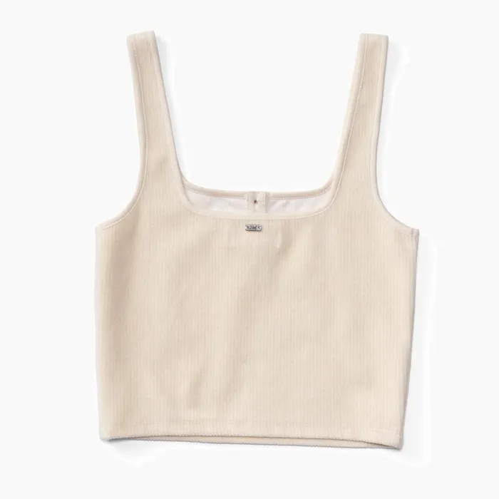 Reef All Day Corduroy Crop Tank Top Fog Women TShirts Tanks and Dresses Reef All Day Corduroy Crop Tank Top Fog Women TShirts Tanks and Dresses