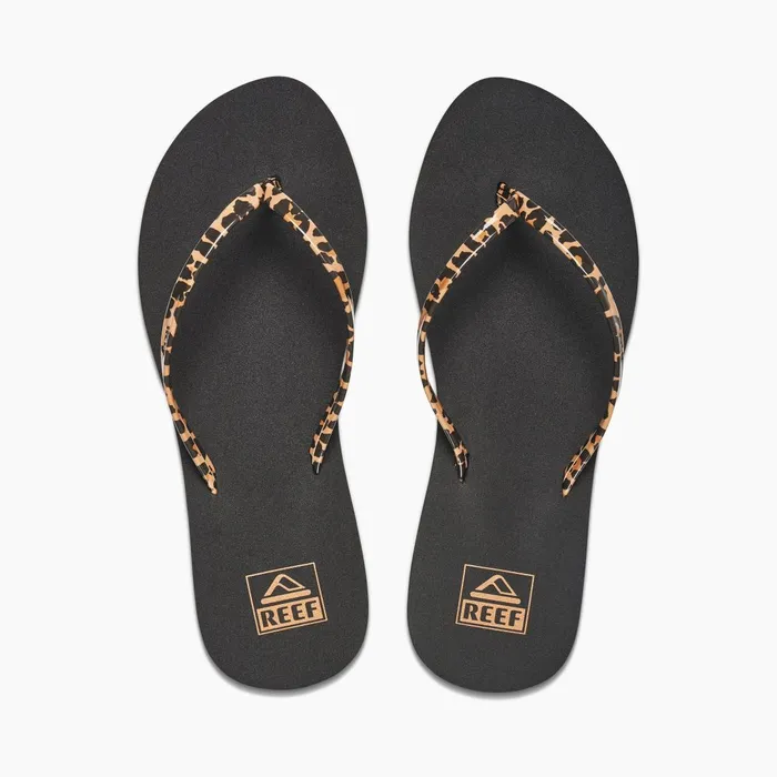 Reef Bliss Nights Classic Leopard Women Flip Flops Reef Bliss Nights Classic Leopard Women Flip Flops
