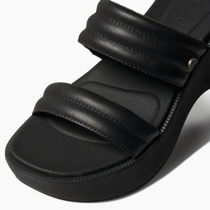 Reef Lofty Lux Hi Black Women Sandals Reef Lofty Lux Hi Black Women Sandals