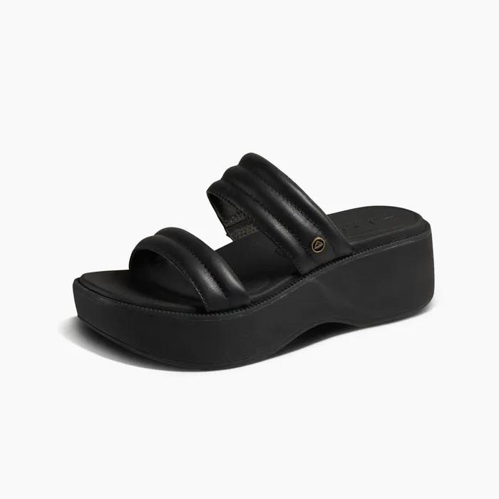 Reef Lofty Lux Hi Black Women Sandals Reef Lofty Lux Hi Black Women Sandals