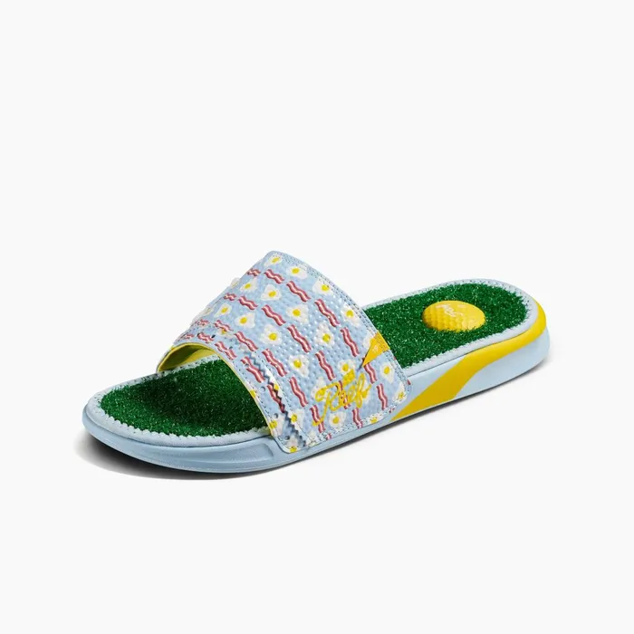 Reef Mulligan Slide Breakfast Ball Men Slides Reef Mulligan Slide Breakfast Ball Men Slides