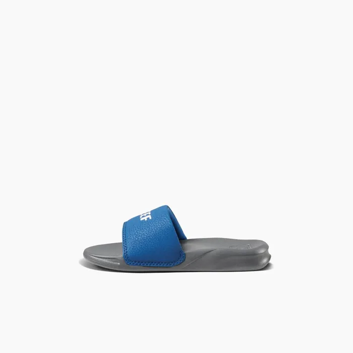 Reef One Slide Reef Greyblue Kids 58 Years Reef One Slide Reef Greyblue Kids 58 Years