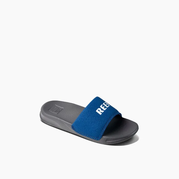 Reef One Slide Reef Greyblue Kids 58 Years Reef One Slide Reef Greyblue Kids 58 Years