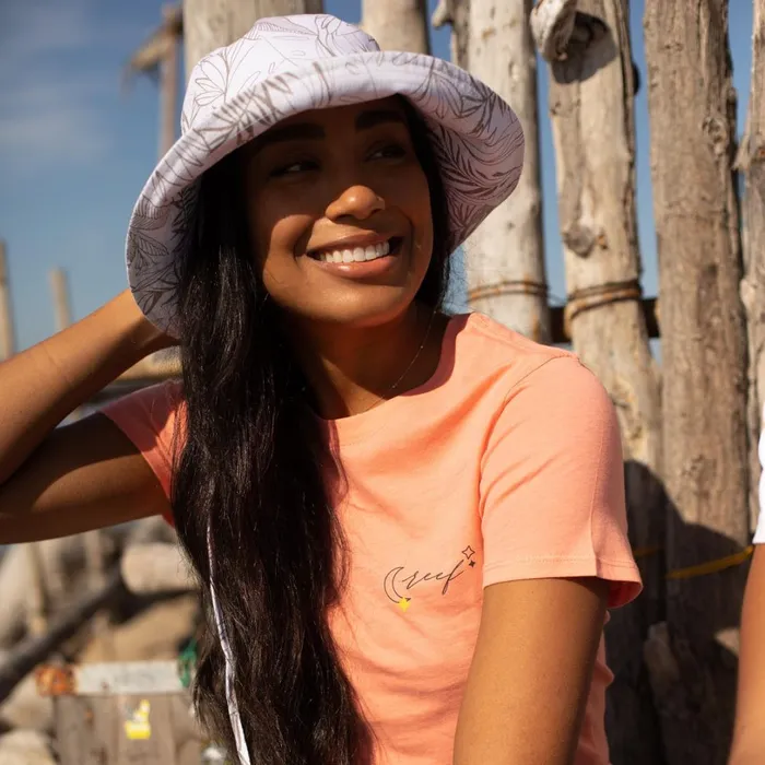 Reef Rudy Printed Bucket Hat Mushroom Women Hats and Beanies Reef Rudy Printed Bucket Hat Mushroom Women Hats and Beanies