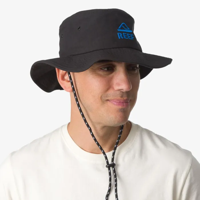 Reef Sammy Sun Hat Caviar Men Hats and Beanies Reef Sammy Sun Hat Caviar Men Hats and Beanies