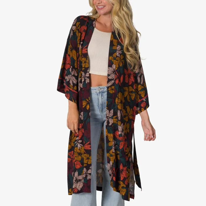 Reef Seaside Duster Seaside Caviar Women Tops