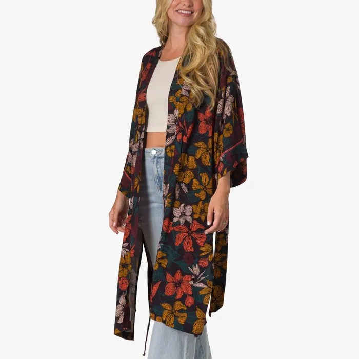 Reef Seaside Duster Seaside Caviar Women Tops