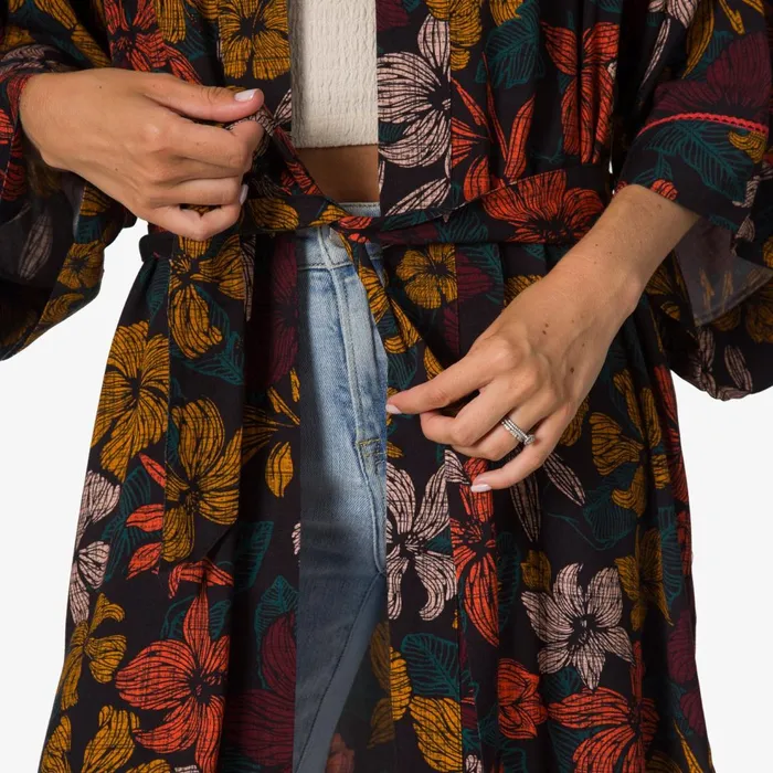 Reef Seaside Duster Seaside Caviar Women Tops