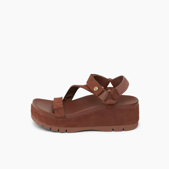 Reef Vista Higher Luna Cappuccino Suede Women Sandals Reef Vista Higher Luna Cappuccino Suede Women Sandals
