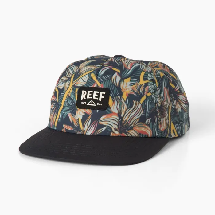 Reef Yama Nylon Canvas Hat Caviar WomenMen Hats and Beanies