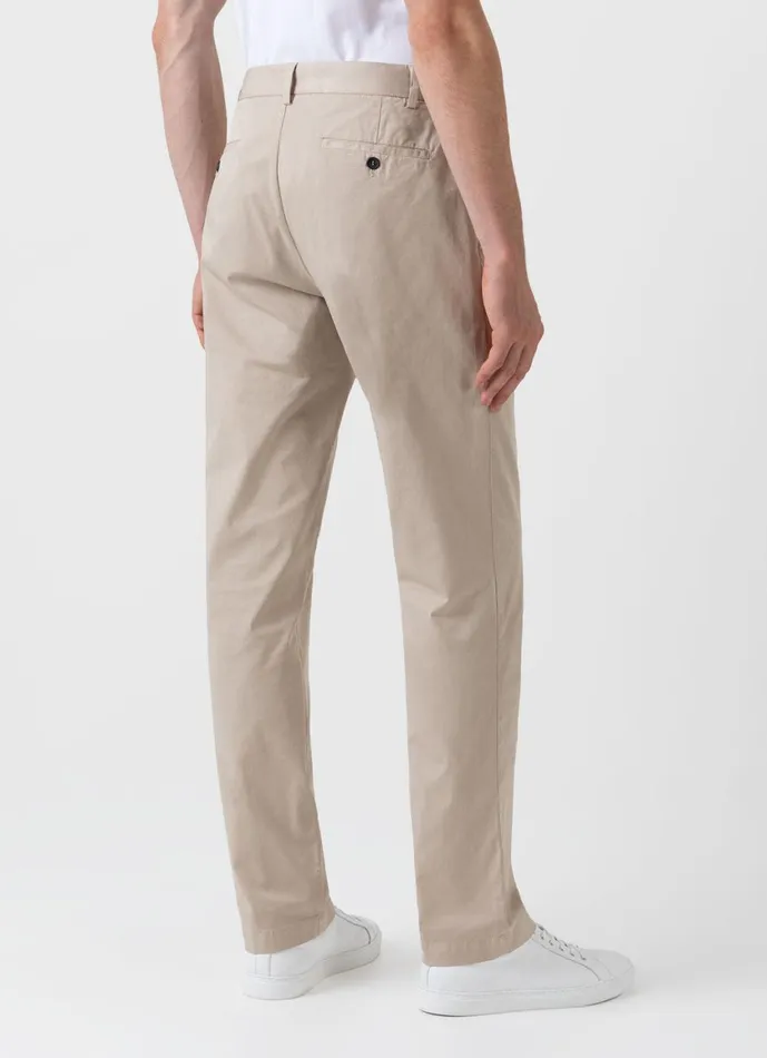 Regular Fit Stretch Chino Light Stone Men SUNSPEL Pants