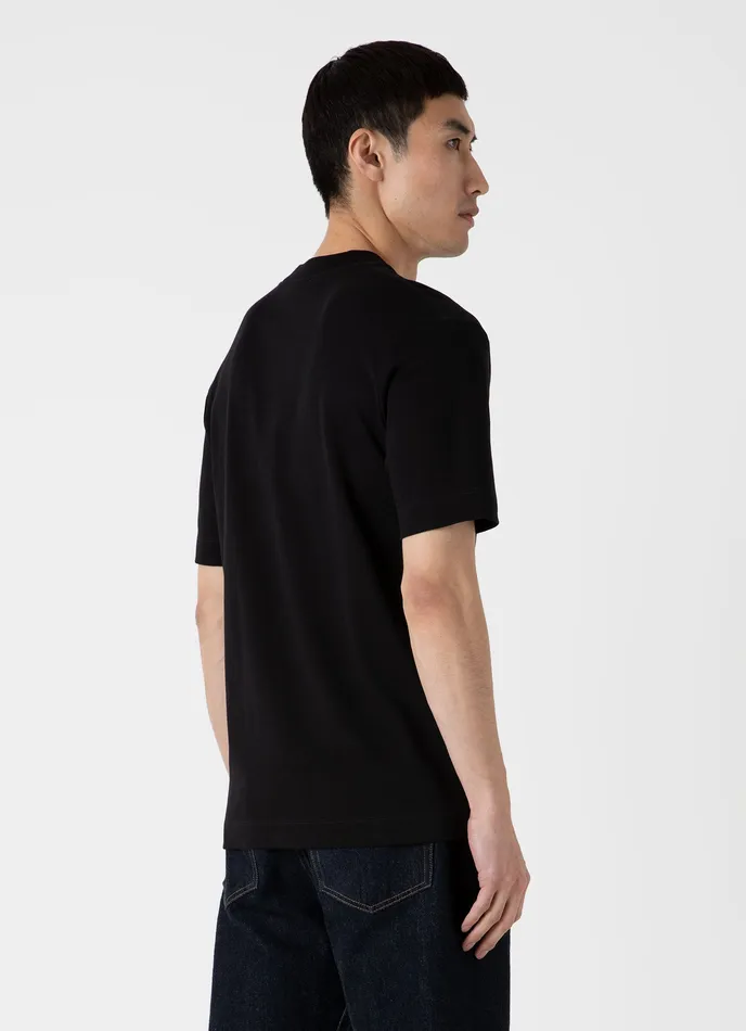 Relaxed Fit Heavyweight Tshirt Black Men Tshirts ussunspel Relaxed Fit Heavyweight Tshirt Black Men Tshirts ussunspel
