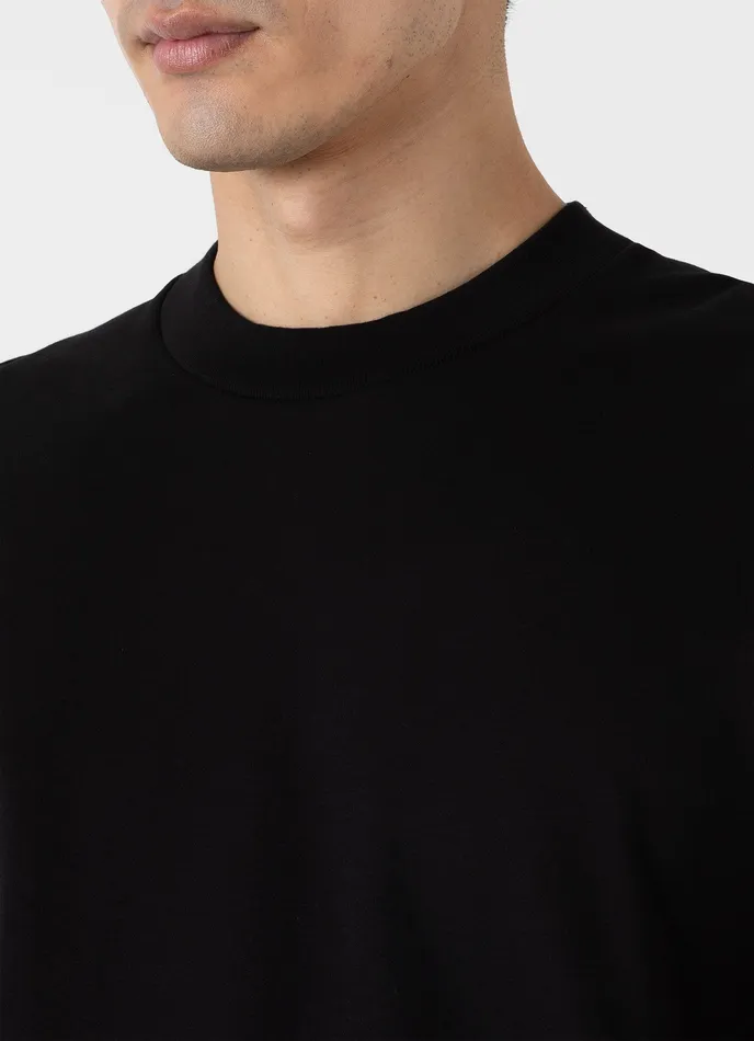 Relaxed Fit Heavyweight Tshirt Black Men Tshirts ussunspel Relaxed Fit Heavyweight Tshirt Black Men Tshirts ussunspel