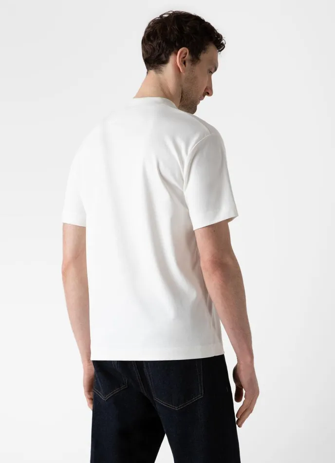 Relaxed Fit Heavyweight Tshirt Offwhite Men SUNSPEL Tshirts