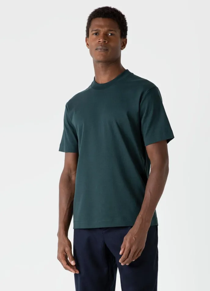 Relaxed Fit Heavyweight Tshirt Peacock Men SUNSPEL Tshirts