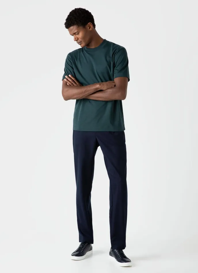 Relaxed Fit Heavyweight Tshirt Peacock Men SUNSPEL Tshirts