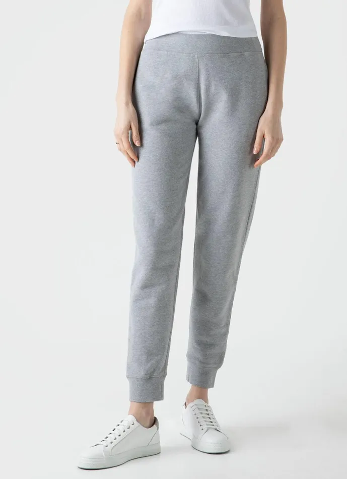 Relaxed Loopback Sweatpants Grey Melange Women SUNSPEL Sweatshirts and Sweatpants