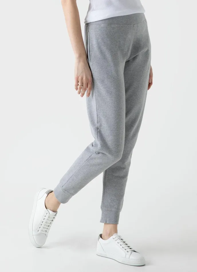 Relaxed Loopback Sweatpants Grey Melange Women SUNSPEL Sweatshirts and Sweatpants