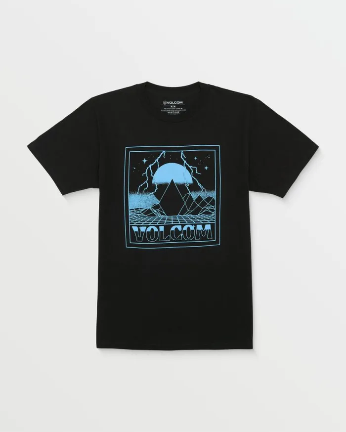 Remote Viewer Short Sleeve Tee 8211 Black Mens Volcom TShirts and Tanks