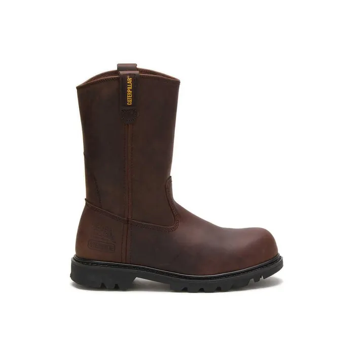 Revolver Steel Toe Work Boot Brown Men Cat Footwear Boots