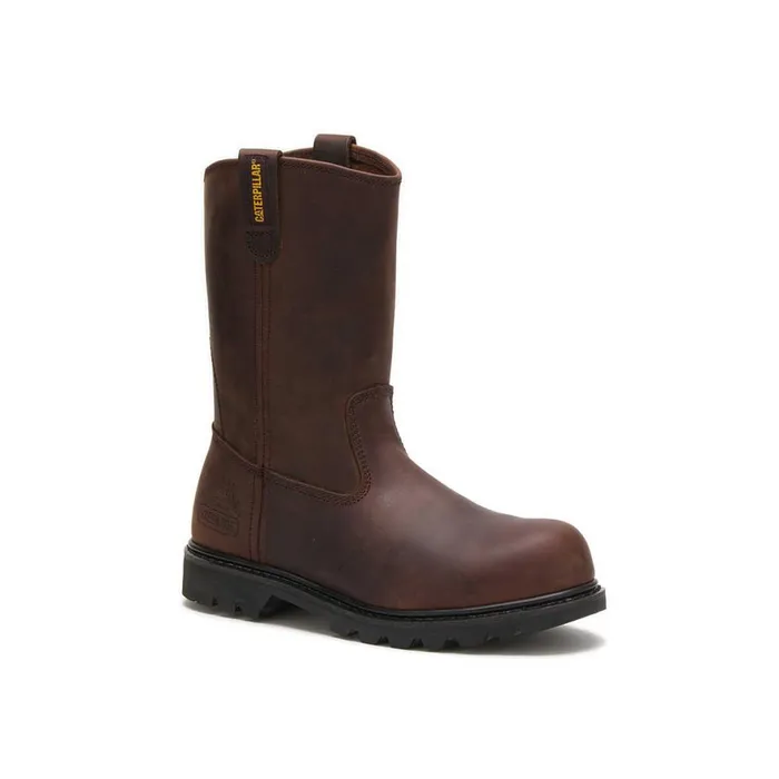 Revolver Steel Toe Work Boot Brown Men Cat Footwear Boots